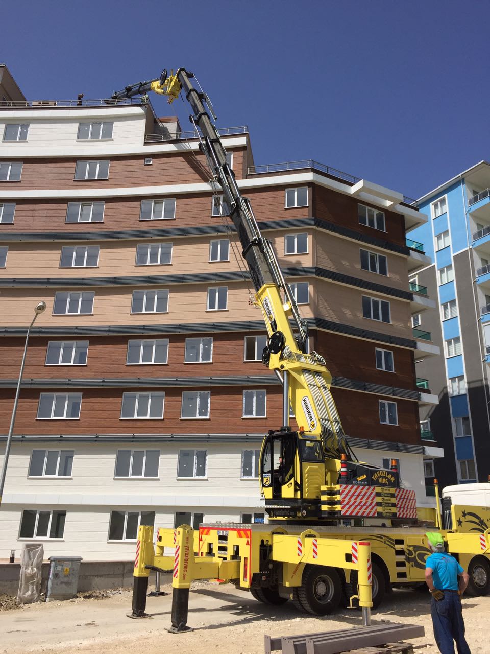 Yavuzlar Vinç saha çalışması